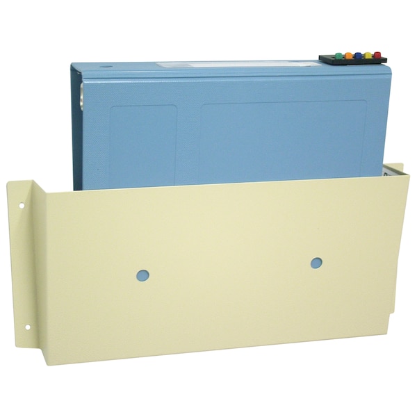 Steel Coated Beige Wall Pocket (7H" x 14W")